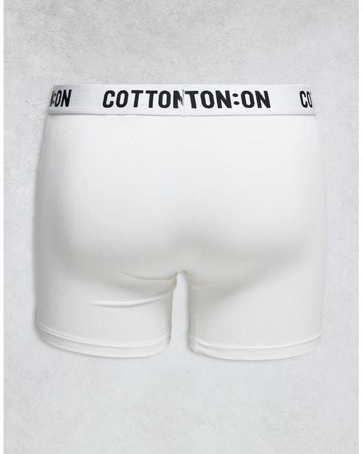 Cotton On Blue 3 Pack Boxers for men
