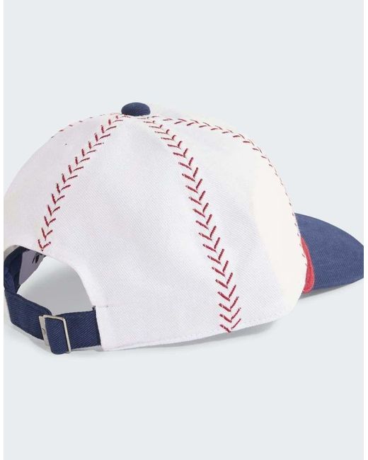 Adidas Originals White Dad Cap With Rope