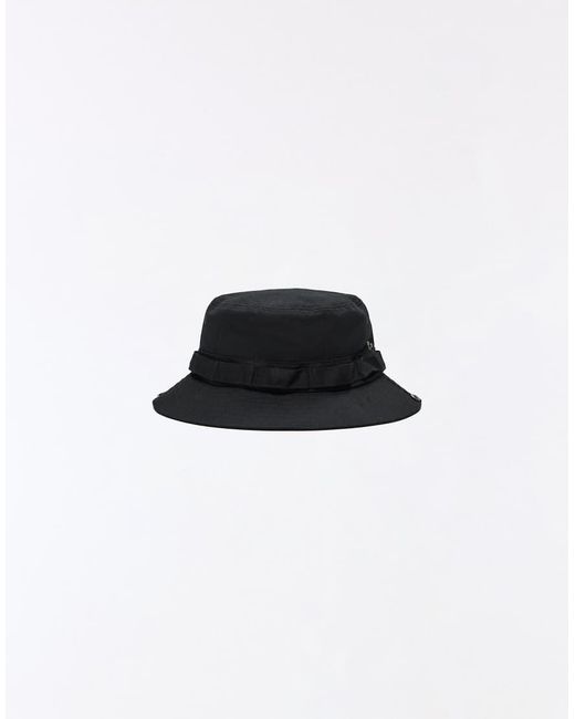 Bershka Black Bucket Hat for men