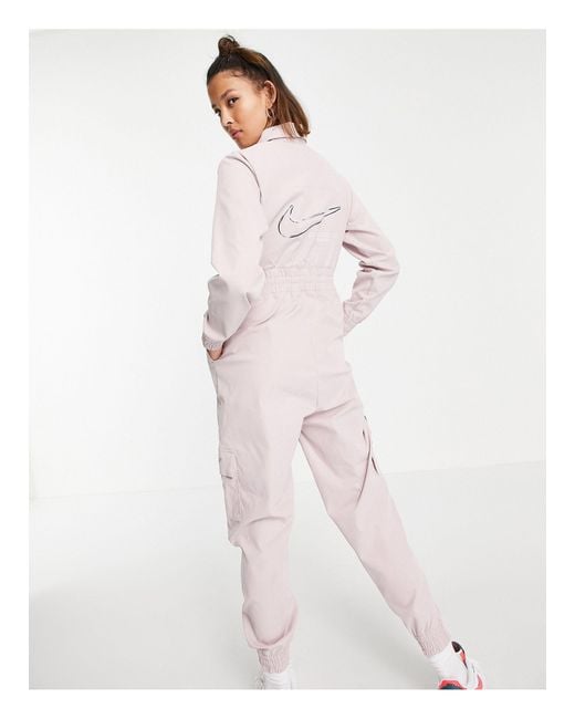 nike pink jumpsuit