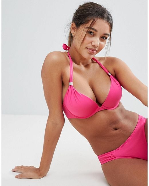 DORINA Super Push-up Bikinitop in het Roze | Lyst NL