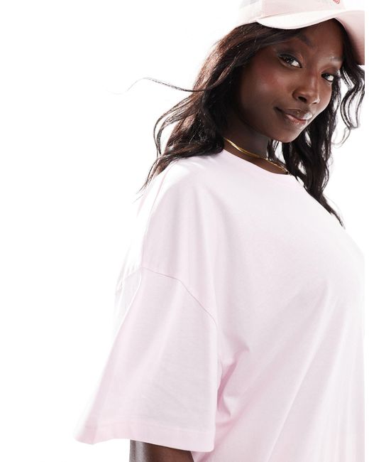 ASOS Pink Asos Design Curve Oversized T-shirt