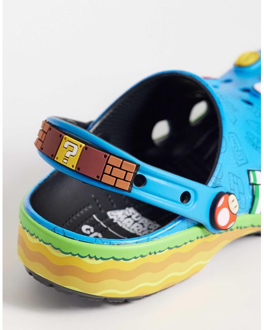 CROCSTM Blue Mario Classic Clogs