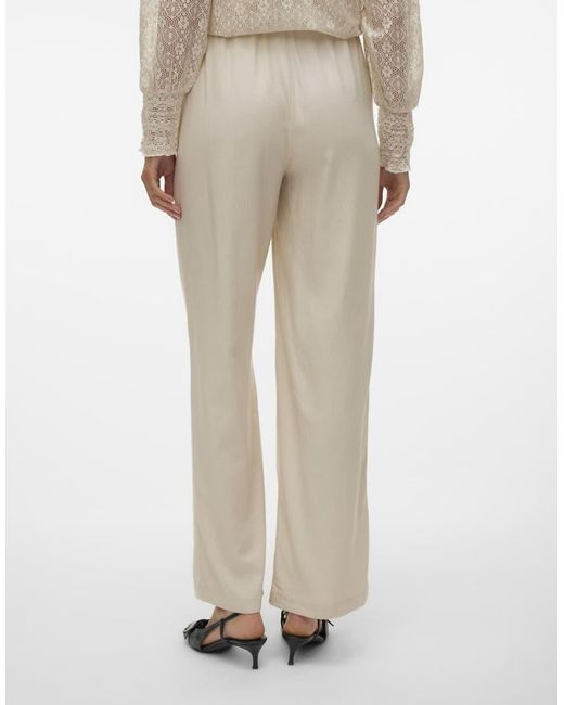 Vero Moda White Tailored Trousers