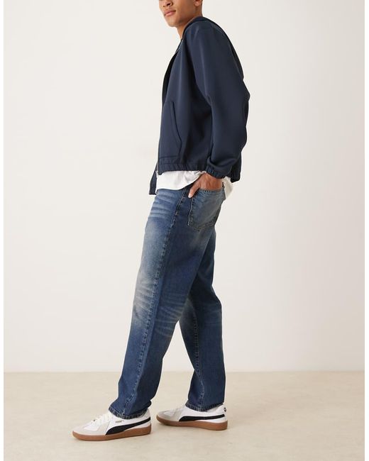 ASOS Blue Straight Jeans for men
