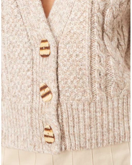 Cardigan Senza Maniche di ARRANGE in Natural