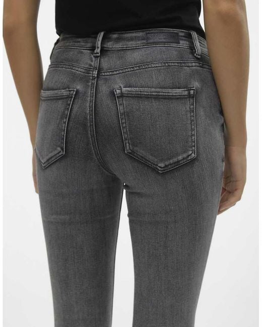Vero Moda Gray Flared Fit Jeans