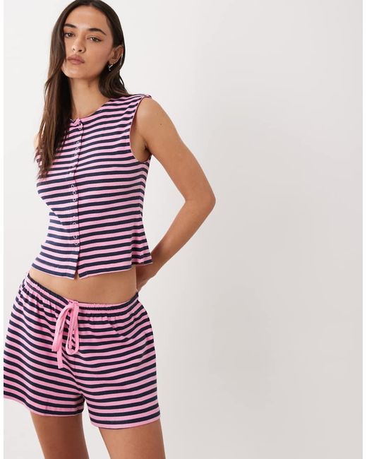 ASOS Purple Mix & Match Pyjama Short