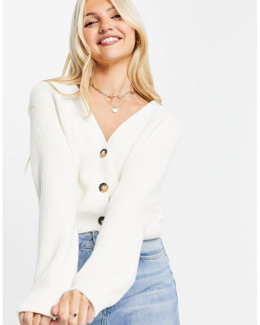 monki ribbed cardigan