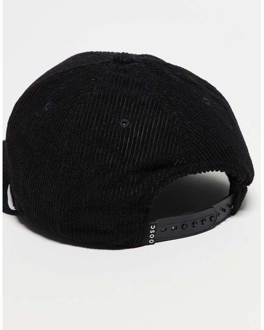 OOSC Black Classic Corduroy Cap
