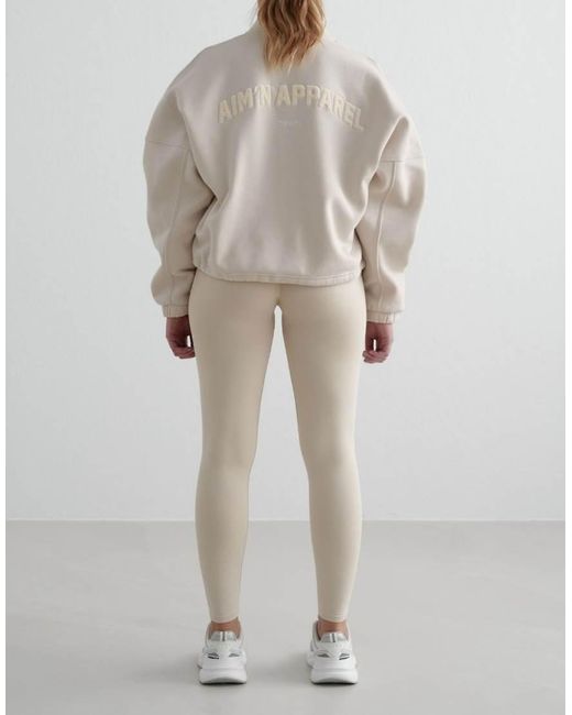 Aim'n Gray Clay Campus Sweat Zip Jacket