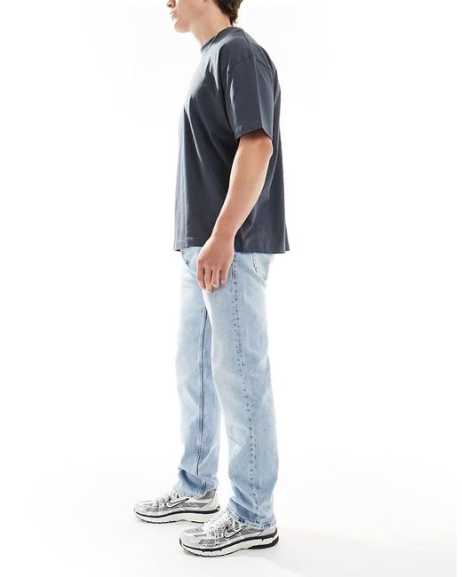 Calvin Klein Blue Standard Straight Jeans for men