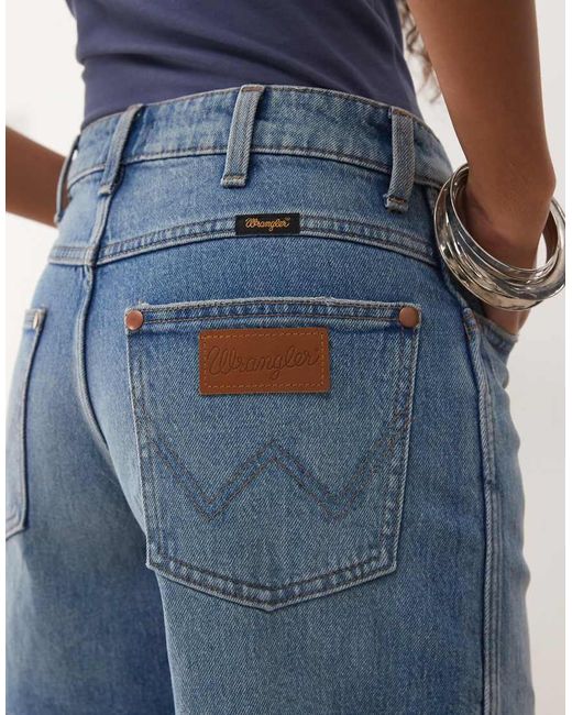 Wrangler Blue Cowboy Denim Shorts