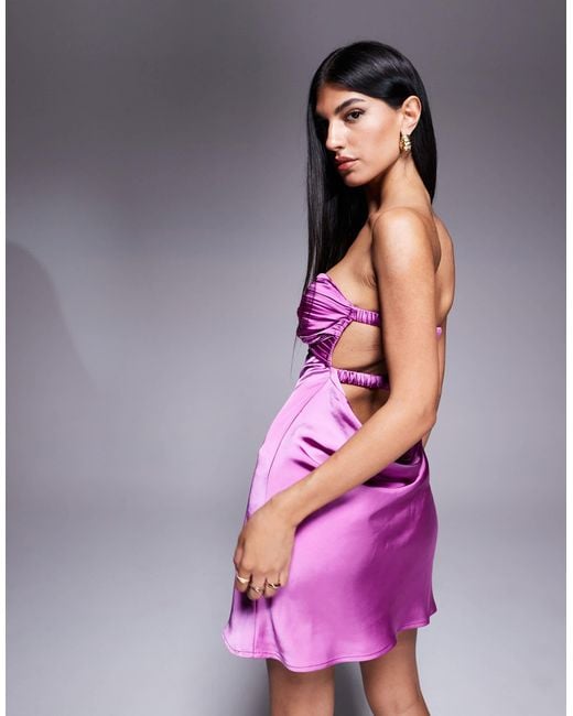 havana party dress Havana Nights Dress – Bold Floral Ruched Dress main image 0