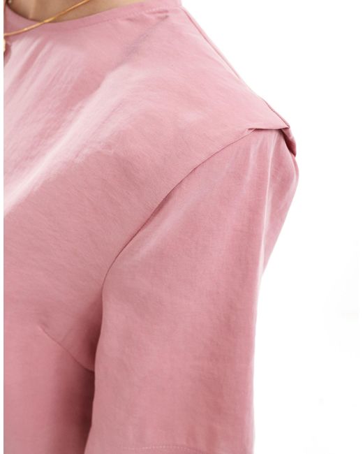 ASOS Pink – midi-t-shirt-kleid