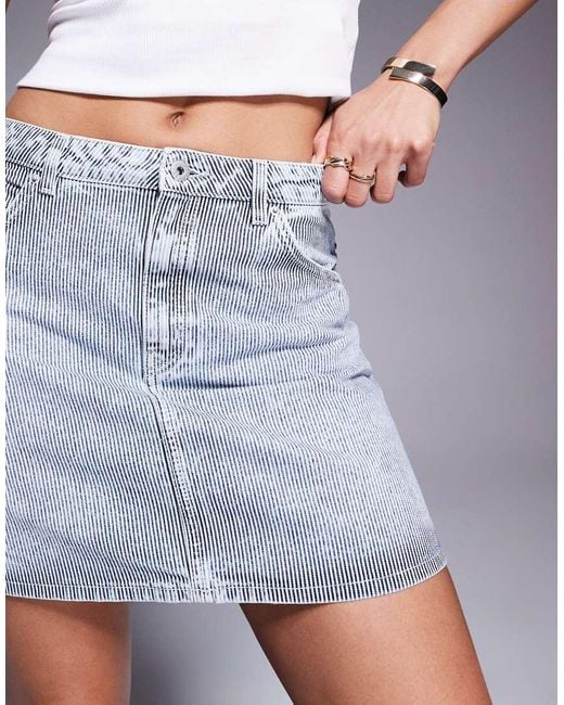 HUGO Denim Rok in het Blue