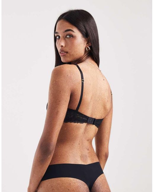 Commando Black Thong