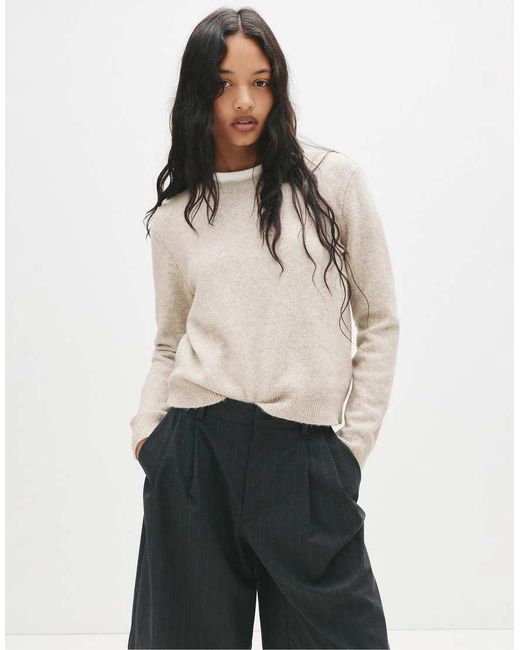 Pull&Bear Natural Soft Touch Jumper