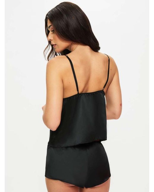 Ann Summers Black Delphine Cami Set