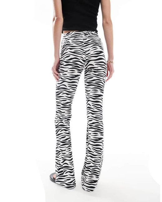 Noisy May Black Flare Trousers