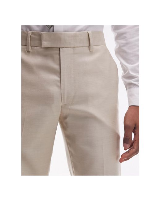 Pantalones Topman de hombre de color White