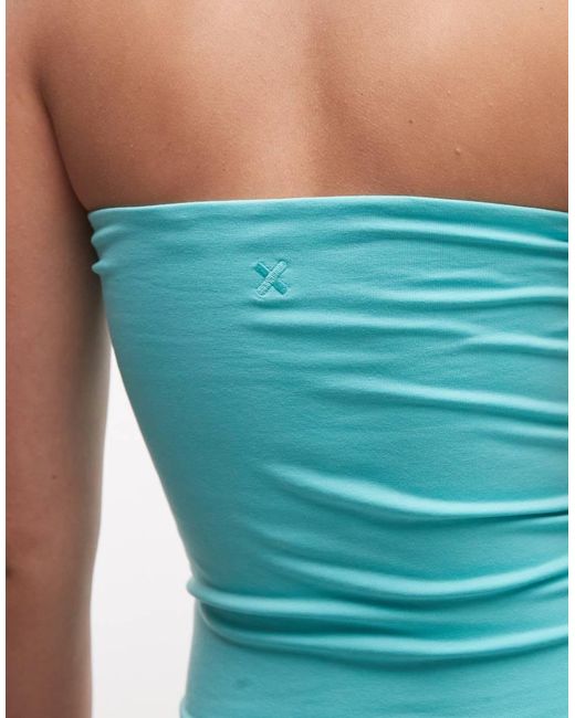 Collusion White Double Layer Bandeau Top
