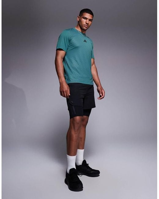 Adidas Originals Blue Adidas Training Power T-shirt for men
