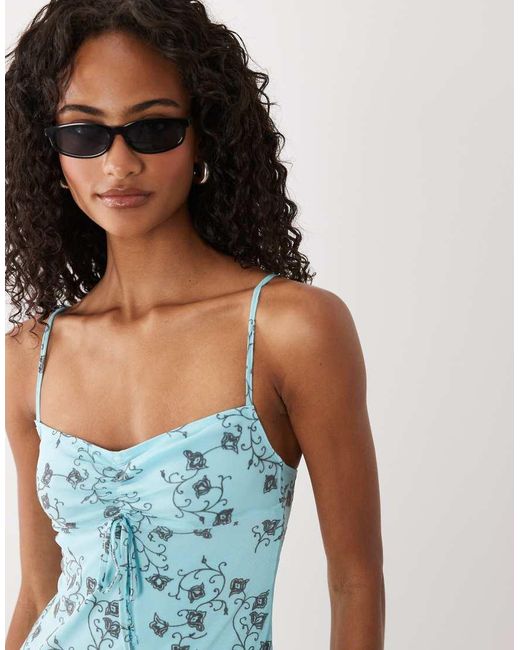 Motel Blue Colette Winding Midaxi Cami Dress