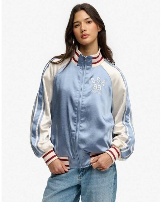 Superdry Blue Suika Track Jacket