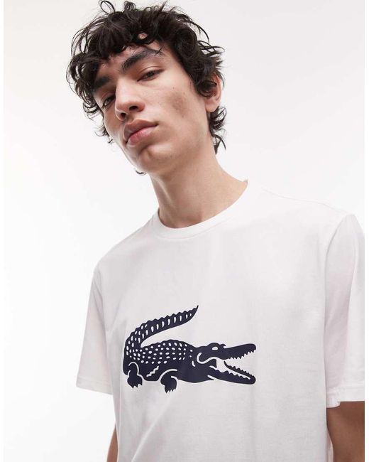 Lacoste White Loungewear Pyjama Set for men