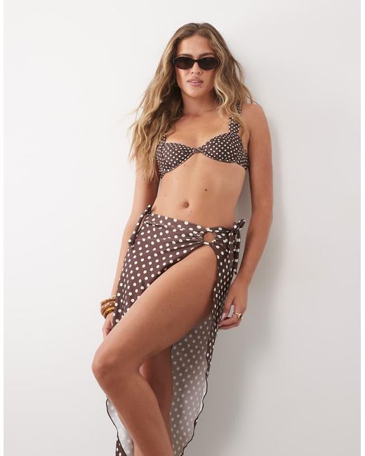Going Somewhere Black Polka Dot Sarong
