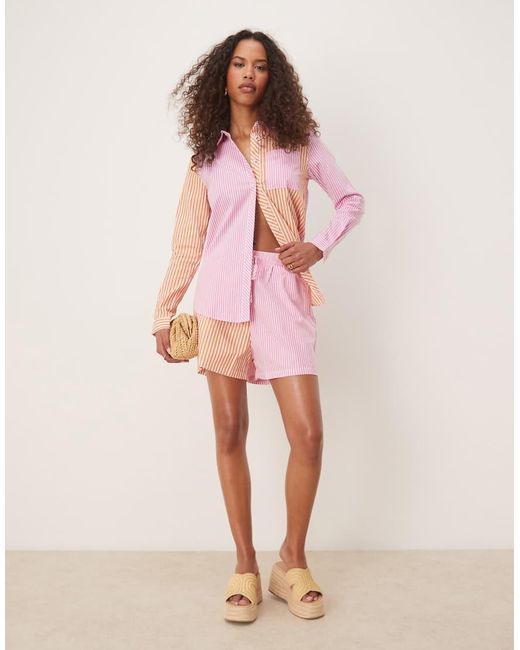 Glamorous Pink Long Sleeves Shirt