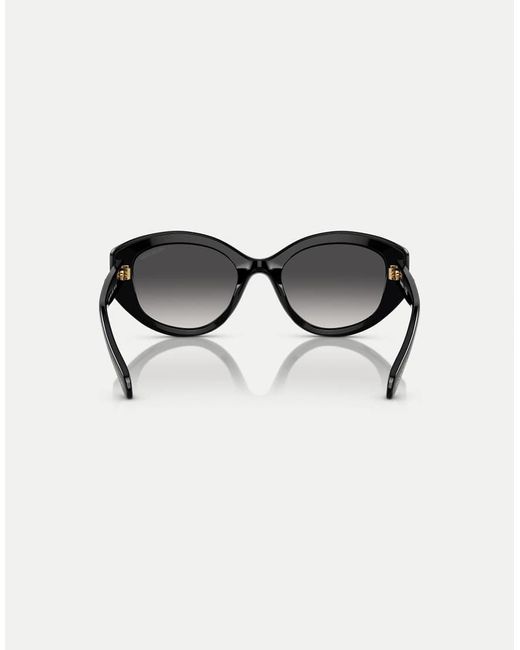 Swarovski Black Sk6005 Irregular Sunglasses With Lens
