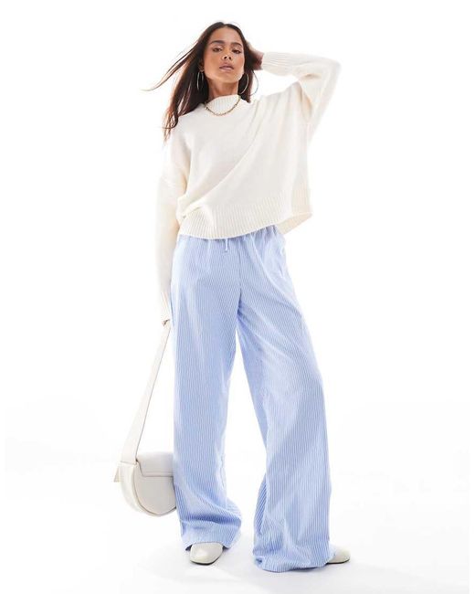 Vero Moda White Soft O-neck Jumper