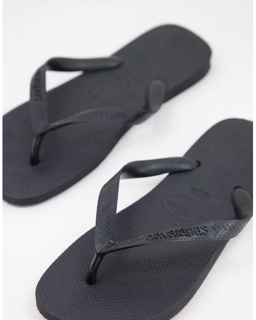 Havaianas Black Classic Top Flip Flops for men