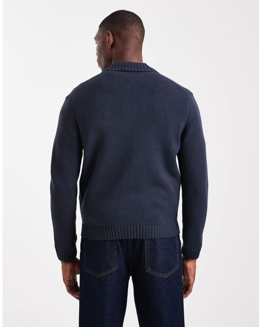 Only & Sons Blue Regular Cardigan for men
