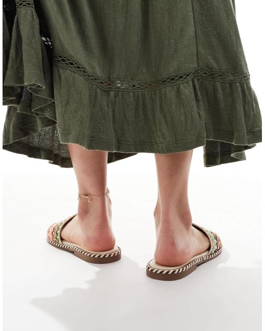 New Look Multicolor – sandalen aus em bast