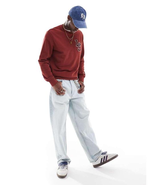 Sudadera roja levis hotsell