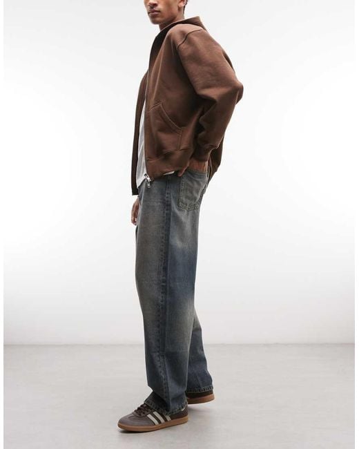 Collusion Gray X001 Antifit Jeans for men