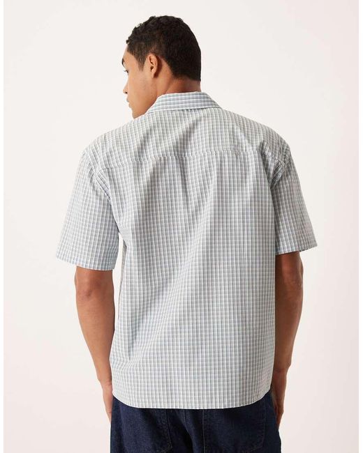Camicia Comoda A Quadri di ASOS in Gray da Uomo