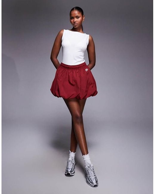 Nike Red Bubble Skirt