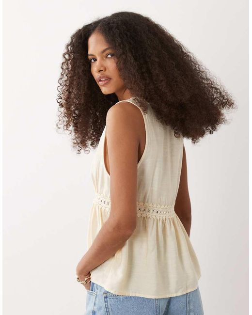 Brave Soul Yellow V-neck Vest