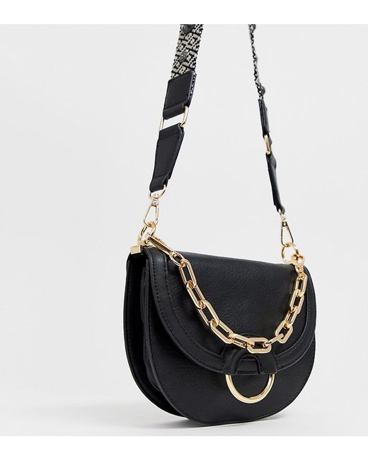 ALDO Pella Crossbody Bag With Buckle Design In Black for Women