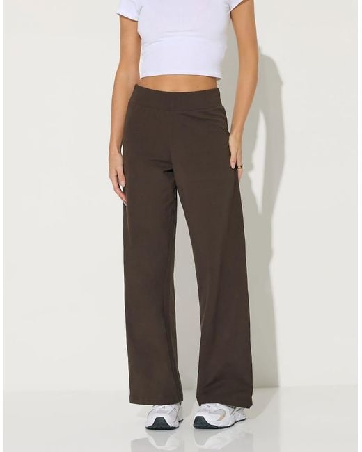 PixieGirl White Petite Wide Leg Yoga Pants