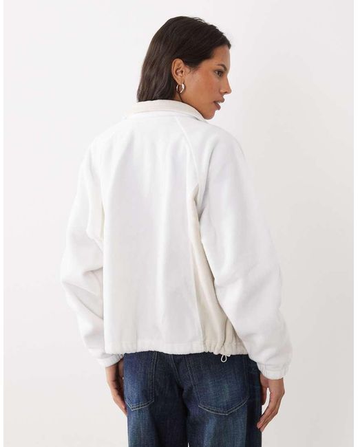 Columbia White Benton Springs Relaxed Full Zip