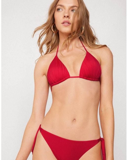 Tezenis Red Timeless Look Bikini Top