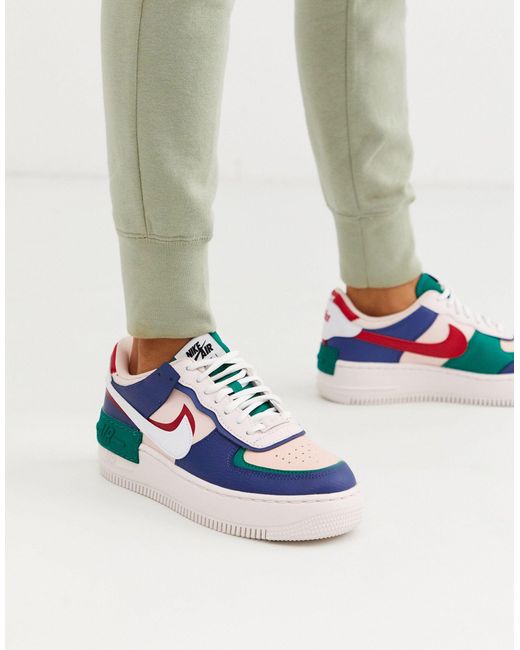 Air Force 1 Shadow - Baskets - Bleu marine et rose Nike en coloris Bleu |  Lyst