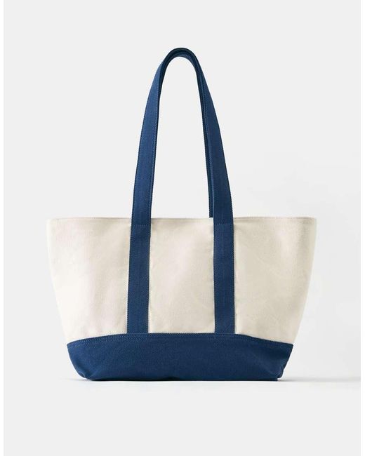 Borsa Shopping di Pull&Bear in Blue da Uomo