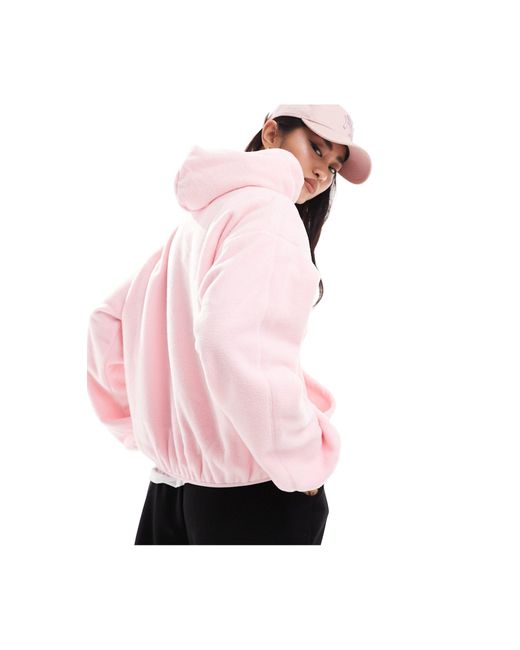 The Couture Club Pink Teddy Fleece Hoodie