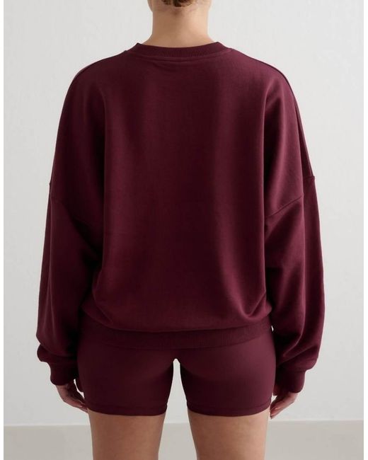 Aim'n Sweatshirt Van Terry in het Red
